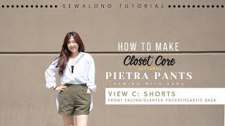 Pietra Pants by Closet Core Patterns | Sew Along Tutorial from Sewing Therapy