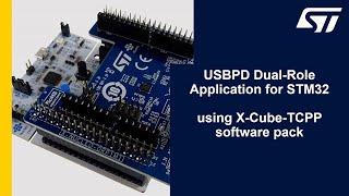 How to build an USBPD Dual-Role application using the X-Cube-TCPP software pack