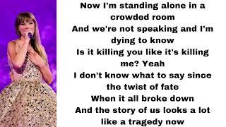 Taylor Swift - The Story Of Us (Taylor's Version) (lyrics)