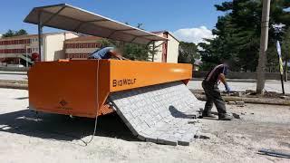 Kilit Parke Taşı Döşeme Makinası - Stone Paving Machine