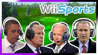 US Presidents Play Golf in Wii Sports