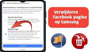 Een Facebook-pagina permanent verwijderen Facebook-pagina verwijderen - Update 2024