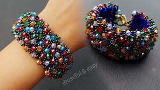 Carpet of Beads:How to Make a Beaded Carpet Bracelet/ Useful & Easy