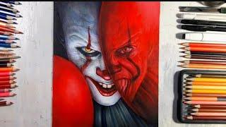 How to draw Pennywise drawing