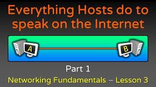 Everything Hosts do to speak on the Internet - Part 1 - Networking Fundamentals - Lesson 3