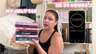 how much of my monthly TBR can I read in 24 hours?! ⏰ 24 hour readathon!!