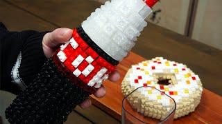 Lego Donuts and Coke - Lego In Real Life 3 / Stop Motion Cooking ＆ ASMR