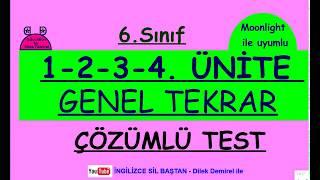 İngilizce 6. Sınıf Test (1. Dönem Genel Tekrar)