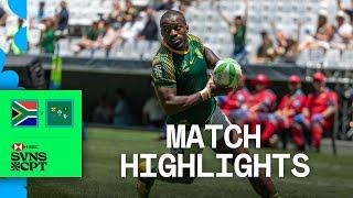 Blitzbok DOMINANCE  | South Africa v Ireland | HSBC SVNS Cape Town 2024 | Men's Highlights