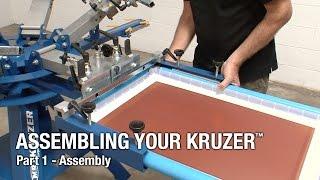 M&R Kruzer Manual Screen Printing Press - Assembly Instructions - Part 1