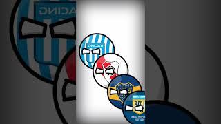 CONMEBOL Libertadores/Sudamericana | LPF vs Brasileiráo #countryballs #shorts #brasileiráo #lpf