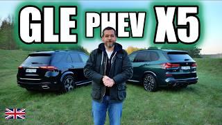 BMW X5 vs. Mercedes-Benz GLE - Premium PHEV SUV Battle (ENG) Comparison and Review - Marek Drives