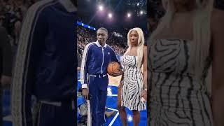 Aya & Khaby Lame étaient présents au NBA PARIS GAME 2023. ️ #ayanakamura #khabylame #nba