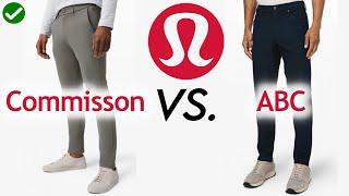 Lululemon Commission Pant VS. ABC Pant (Review)