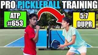 Can an ATP Pro Dominate Pickleball? Training a Former Top 700 Player!