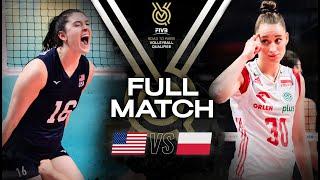  USA vs  POL - Paris 2024 Olympic Qualification Tournament | Full Match - Volleyball