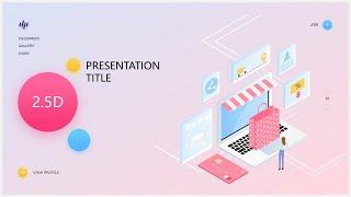 Internet Shopping Concept PowerPoint Slide Show