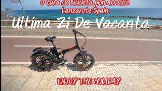 Ultima Aventura in Lanzarote:Tura Perfecta cu Bicicleta Electrica pe Malul Oceanului!!!