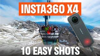 Insta360 X4: How To Film And Edit 10 Easy Shots In Austria For A Travel Vlog Video