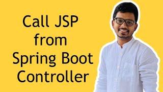 Run JSP in Spring Boot App | Call JSP from Controller in Spring Boot|Spring Boot JSP