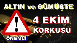 Altın Neden Yatay | 4 EKİM Altın Ve Gümüşte Neler Olacak | Borsa Fırsat Mı Çöküş Mü | Dolar