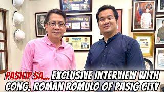 TEASER | EXCLUSIVE INTERVIEW WITH CONG. ROMAN ROMULO OF PASIG CITY