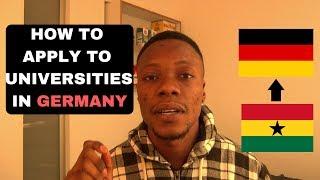 How to Apply to Universities in Germany