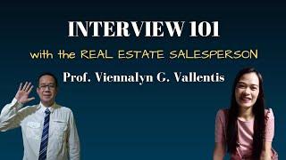 How To be a Real Estate Salesperson/Broker? ( Prof. Allan & Prof. Viennalyn Vallentis)