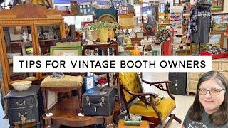 Tips for Vintage Booth Owners