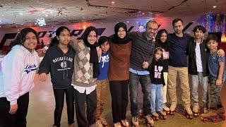 Funny Roller Skating | Maryam Masud, Fatima Masud and their cousins are having so much fun