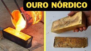 Como Fazer  OURO NÓRDICO  em casa - Fundição  Caseira