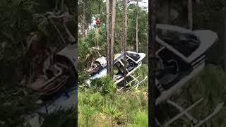 Bell 206 Helicopter Crash | How to Remove a Wreck #shorts #helicopter #helicoptercrash