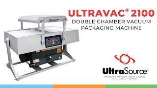 UltraSource LLC Ultravac 2100 Double Chamber Vacuum Sealer