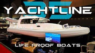 Introducing the 35 Yachtline with Twin 600 Mercury Outboards