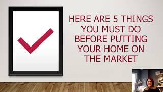 5 Things You must do before putting your home on the market! Tuesday Talks with Tammy 3/5/19