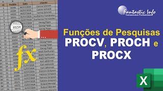 Aprenda as Funções de Pesquisa do Excel: PROCV, PROCH e PROCX!