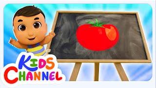 लाल टमाटर , Lal Tamatar Bade Mazedar, Haan Haan Geet + Nursery Rhymes and Songs for Kids in Hindi