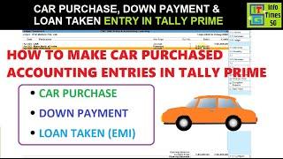 New Car Purchase Entry in Tally | Car Purchase Entry in Tally GST| Car Purchase Entry in Tally Prime