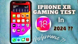  iPhone XR Gaming Test !! iOS 18 Gaming Test In iPhone Xr Free Fire Max In Max Graphics 