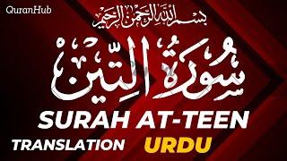 Surah At-Teen | Beautifull Quranic Recitations |  Translations | and Explanations"| Quranhub