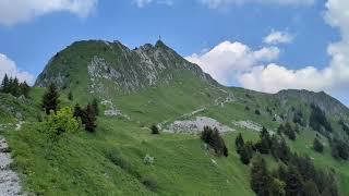 Hiking Caux to Rochers-de-Naye, Switzerland