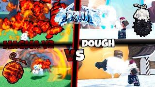 DOUGH VS MAGMA V2 [FRUIT BATTLEGROUNDS]