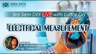 3rd Sem EE: Electrical Measurement_Unit-1 (L-1)