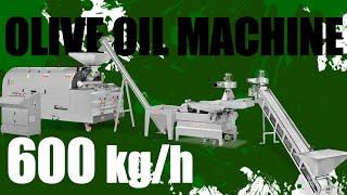 OLIVE OIL EXTRACTION MACHINE 600kg/h - OLIVE OIL FACTORY - OLIVE OIL MACHINE