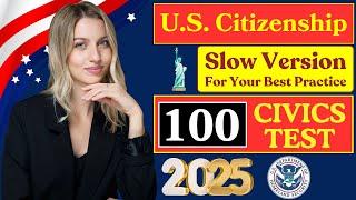 2025 random 100 civics questions and answers - US citizenship interview I N400 Interview I uscis