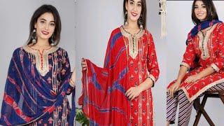 New Women Dupatta Set ll Reyon Suits For Girls ll #Shorts