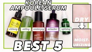 Korean Ampoule / Serum BEST 5 : Tiam , Cellimax , CCLIMGLAM , Missha , Rovectin