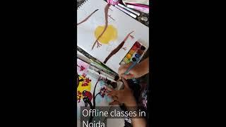 offline art classes in noida #shortsyoutube #shortsfeed