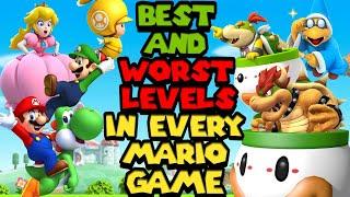 The Best and Worst Levels in Every Mario Game