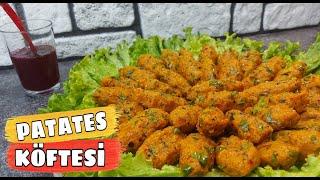 PATATES KÖFTESİ HATAY USULU TARİFİ  NASIL YAPILIR  POTATO MEATBALL RECIPE YEMEK TARİFLERİ